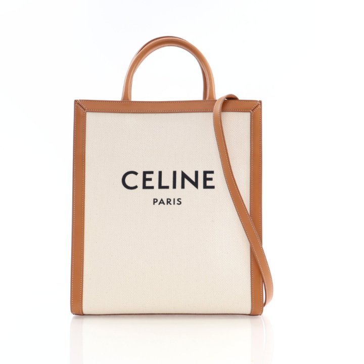 CELINE VERTICALCABASCELINE キャンバスバッグsmall Celine Small Vertical Cabas Tote – Luxe Du Jour