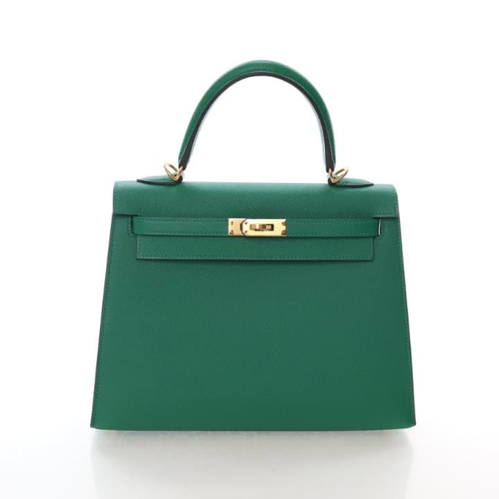 Hermes Vert Vertigo Epsom Sellier Kelly 25