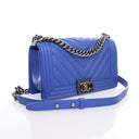 Chanel Medium Blue Calfskin...