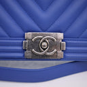 Chanel Medium Blue Calfskin...