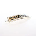 Chanel Gold Enamel Logo Hai...