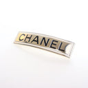 Chanel Gold Enamel Logo Hai...