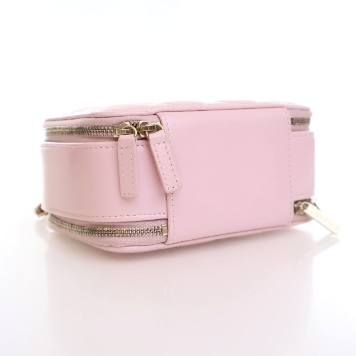 Chanel Mini Glazed Calfskin Double Zip CC Vanity Case, photo 5 of 19