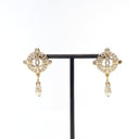 Chanel Faux Pearl Drop Earr...