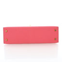 Hermes Rose Azalee Chevre M...