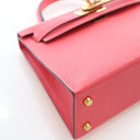 Hermes Rose Azalee Chevre M...