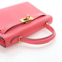 Hermes Rose Azalee Chevre M...