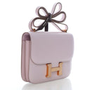 Hermes Mauve Pale Chevre Mysore Mini Constance 18
