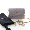 Chanel Mini Lambskin Pearl ...