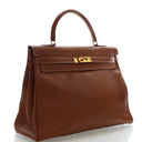Hermes Vintage Gold Courchevel Kelly 35