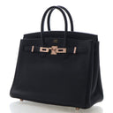 Hermes Noir Togo Birkin 25