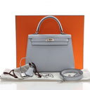 Hermes Gris Platine Epsom S...