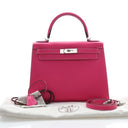 Hermes Rose Tyrien Epsom Ca...