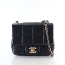 Chanel Mini Lambskin Resin Crystal Monacoco Square Flap Bag