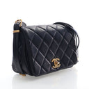 Chanel Mini Lambskin Buckled Flap Bag