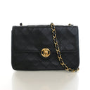 Chanel Vintage Mini Lambskin Circle CC Flap Bag
