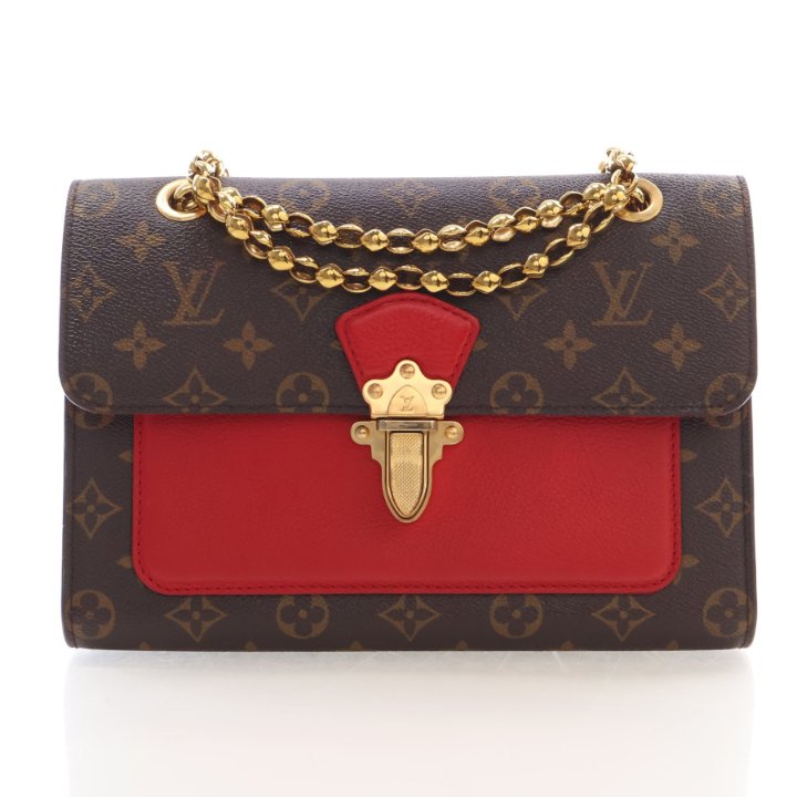Pre-Owned Louis Vuitton Coated Canvas Monogram Victoire Handbag, front view