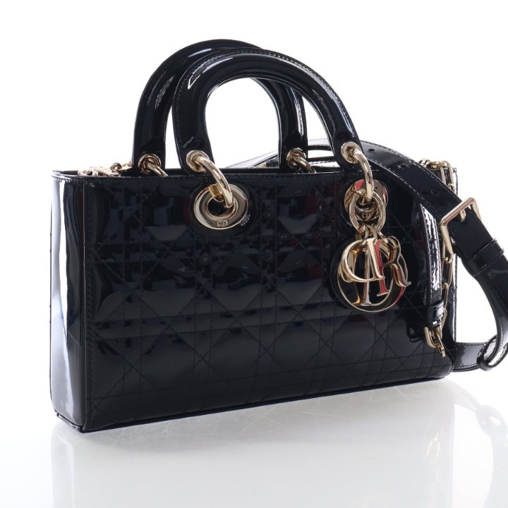 Christian Dior Medium Patent Lady D-Joy