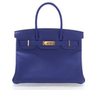 Hermes Blue Electrique Epsom Birkin 30