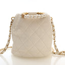 Chanel Small Lambskin Pearl...