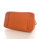 Hermes Orange H Clemence Bi...