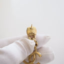 Chanel Crystal CC Drop Earr...