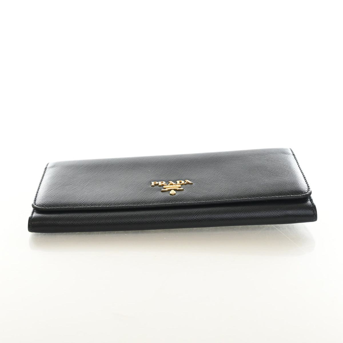 Pre-Owned Prada Wallet Saffiano Long, side profile, photo 9 of 12