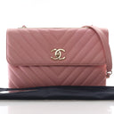 Chanel Lambskin Trendy CC F...