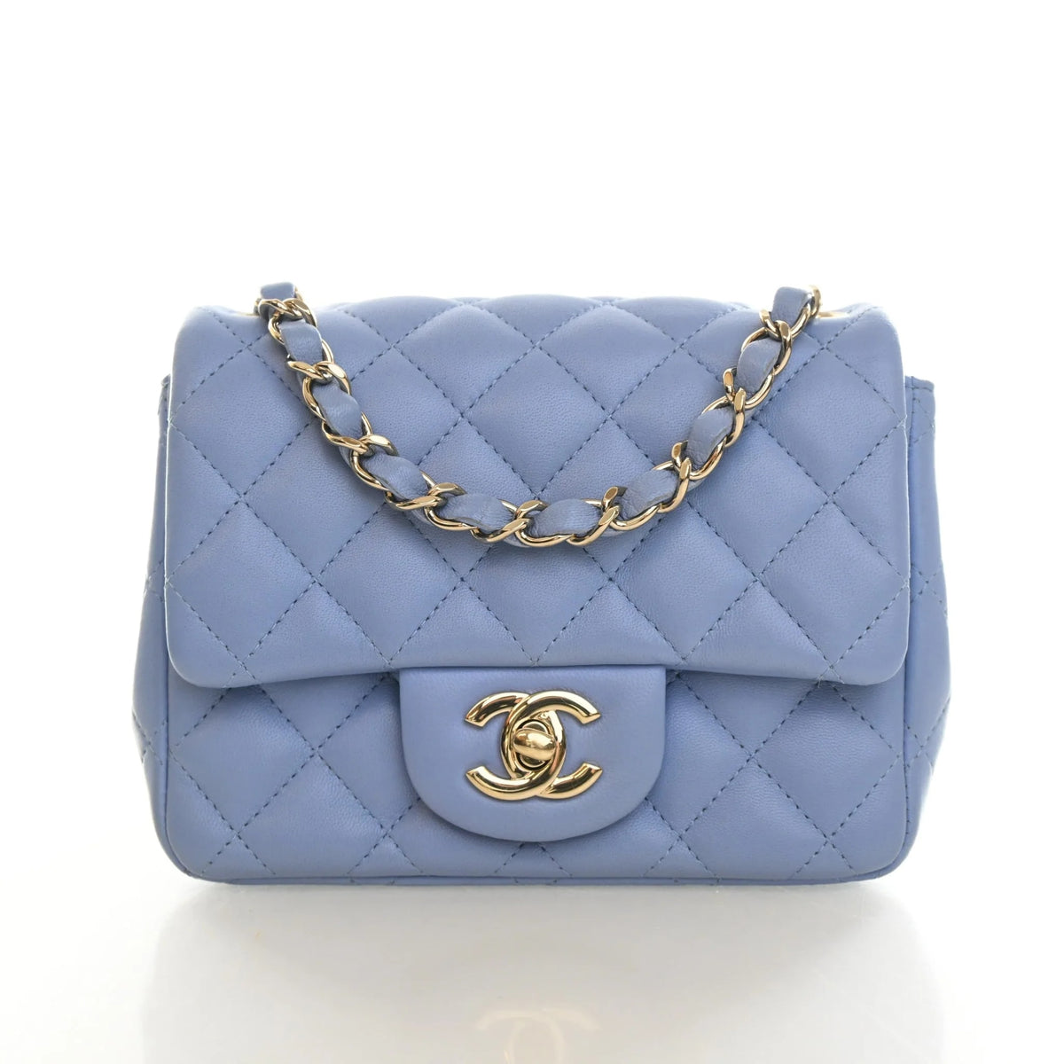 Chanel Mini Lambskin Square Classic Flap Bag, photo 1 of 17