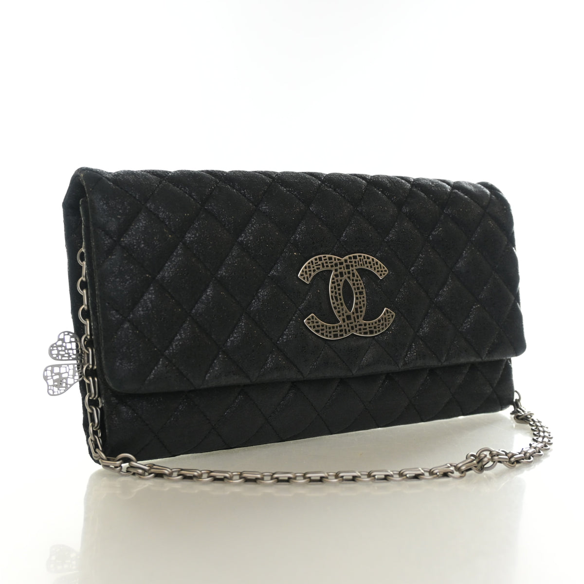 Chanel Fabric Butterfly Clutch On Chain, photo 2 of 15