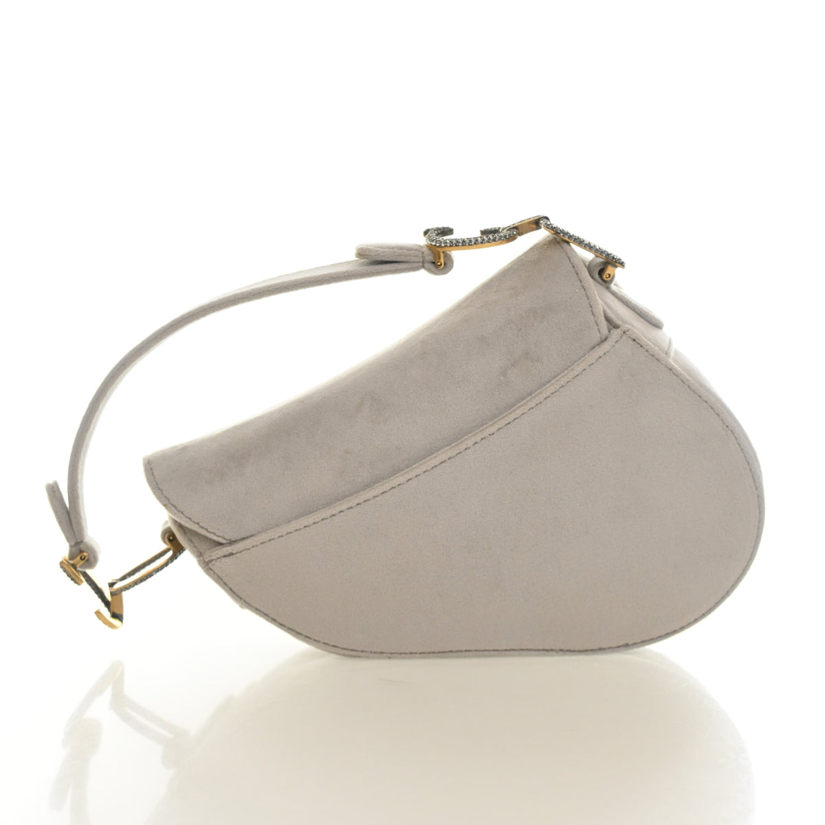 Christian Dior Mini Velvet Saddle Bag, photo 11 of 14