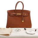 Hermes Gold Clemence Birkin 35