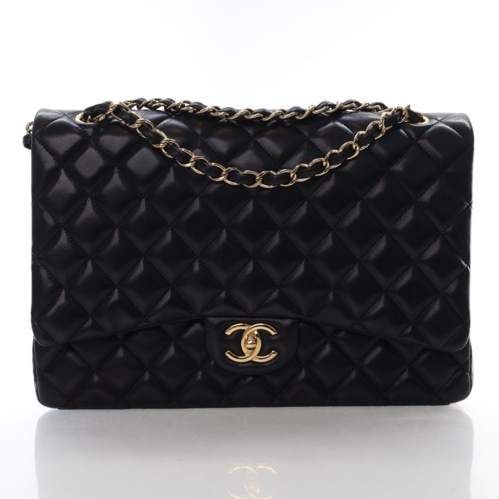 Chanel Maxi Lambskin Classic Double Flap Bag