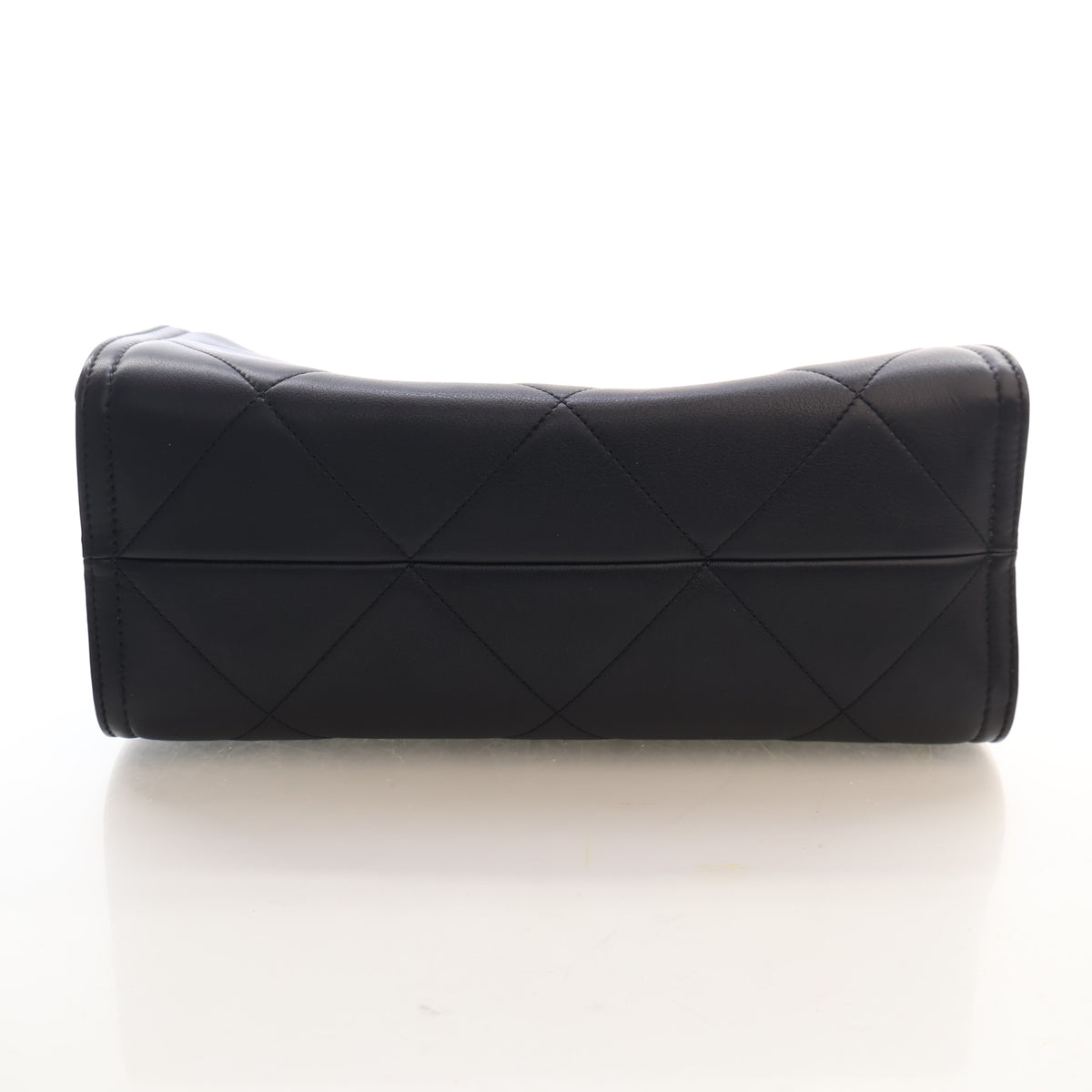 Pre-Owned Chanel Shopping Tote Lambskin CC, base and feet view, photo 10 of 18