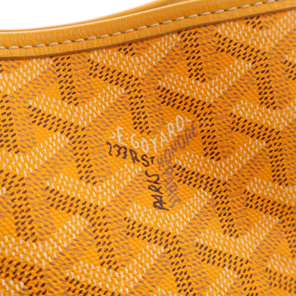 Pre-Owned Goyard PM Goyardine St. Louis, logo detail