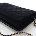 Chanel Velvet Quilted CC Cl...