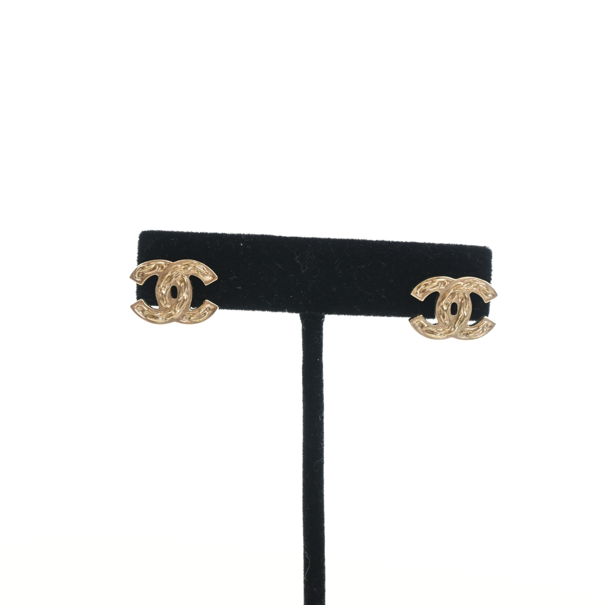Chanel CC Stud Earrings, photo 2 of 6