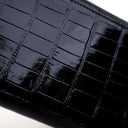 Hermes Noir Alligator Selli...