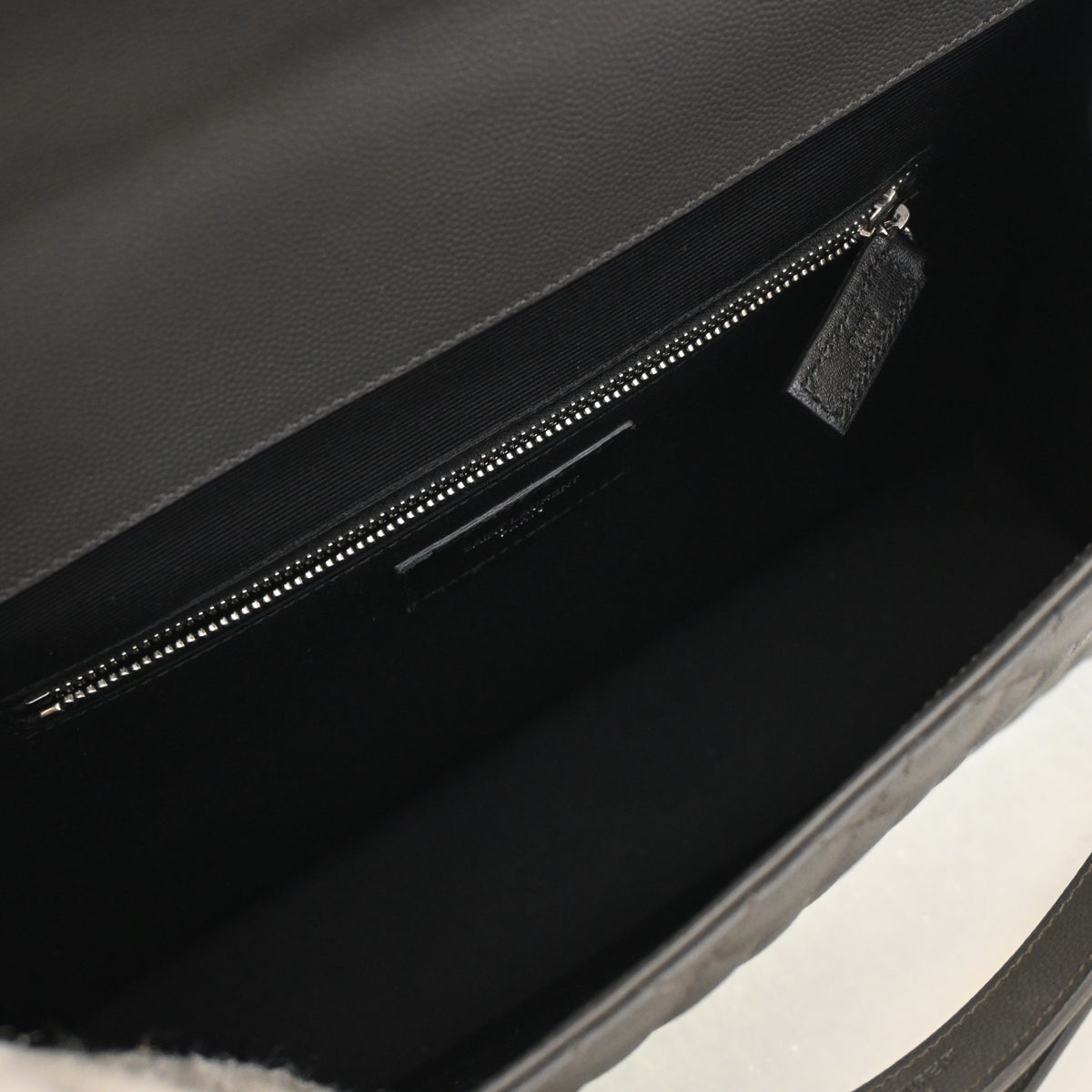 Saint Laurent Large Calfskin Envelope Flap Bag, photo 11 of 13