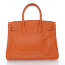Hermes Orange Swift Birkin 30