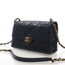 Chanel Small Calfskin Diamo...