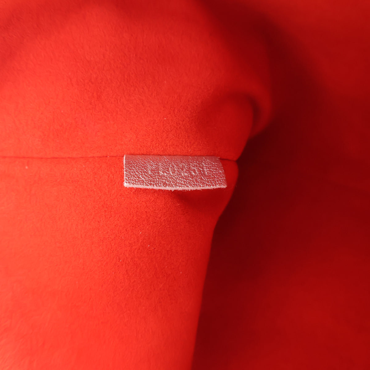 Pre-Owned Louis Vuitton PM Monogram Embossed Lambskin Coussin, interior label