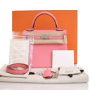 Hermes Rose Été Swift Kelly 25