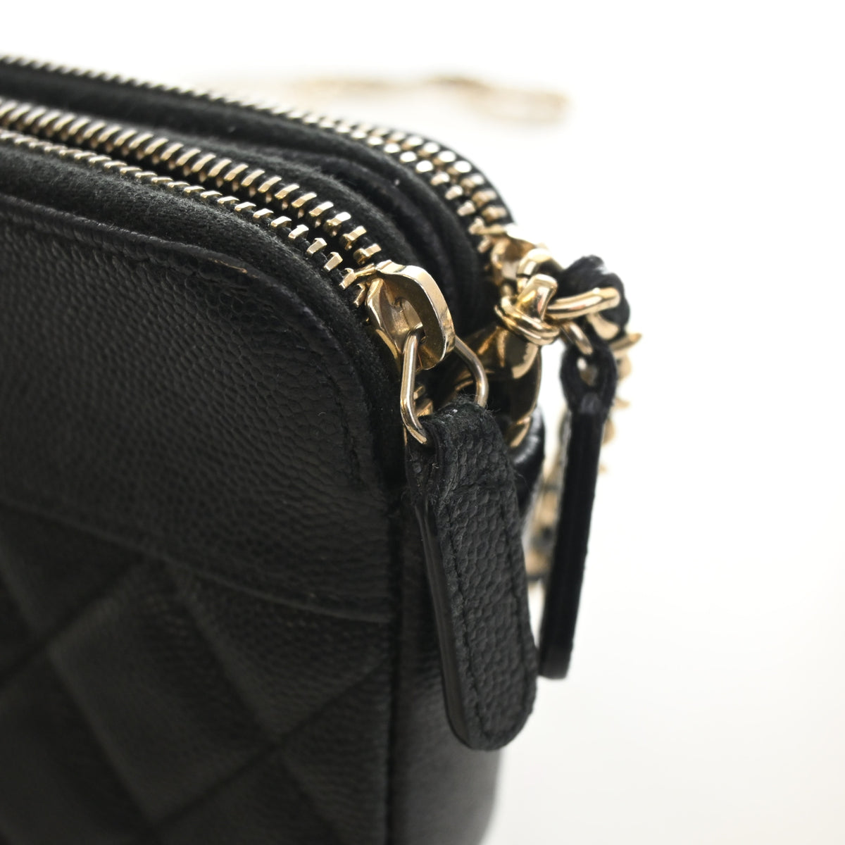 Chanel Caviar Double Zip Wallet On Chain (WOC), photo 15 of 16