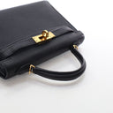 Hermes Noir Chevre Mini Kel...