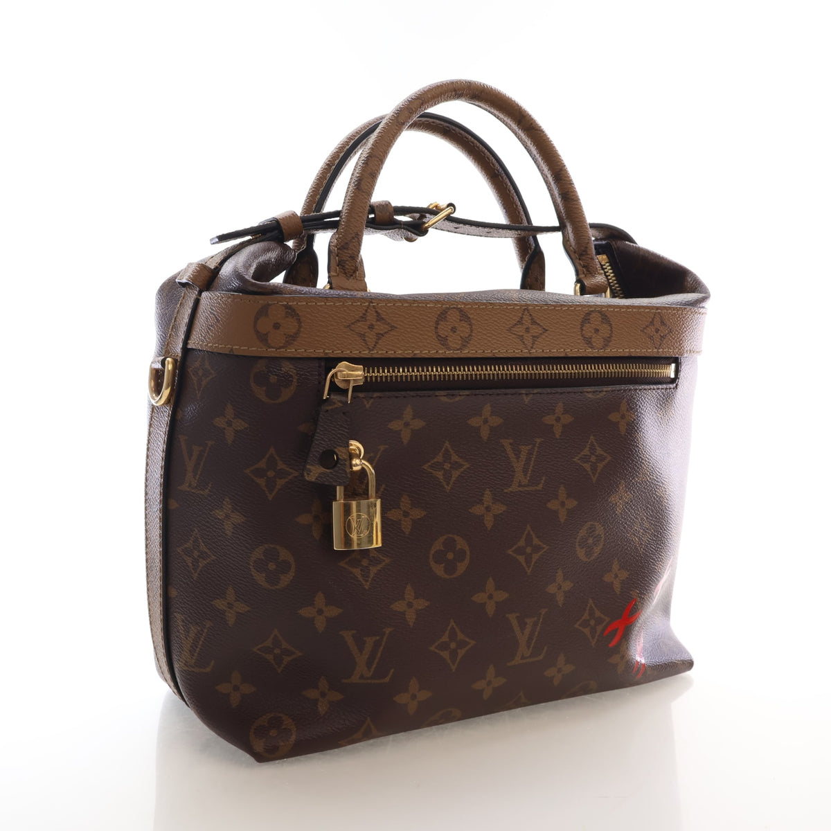 Pre-Owned Louis Vuitton PM Reverse Monogram City Cruiser Bag, three-quarter view