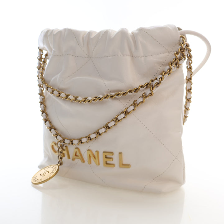 Chanel Mini Calfskin 22 Hobo