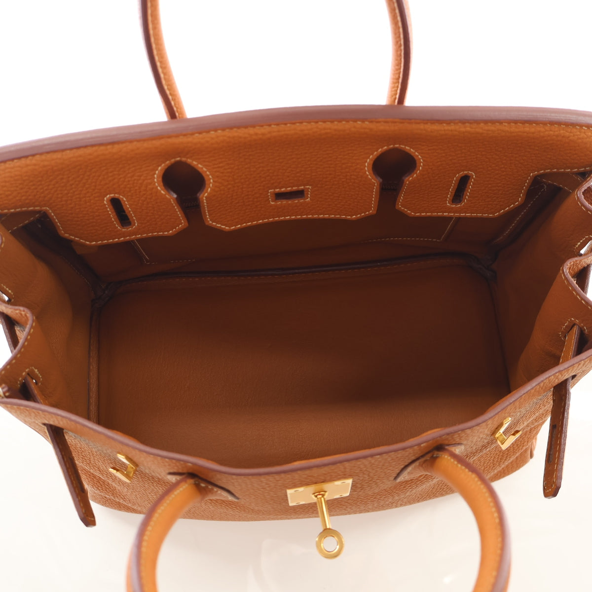 Hermes Vintage Gold Togo 30, photo 12 of 16