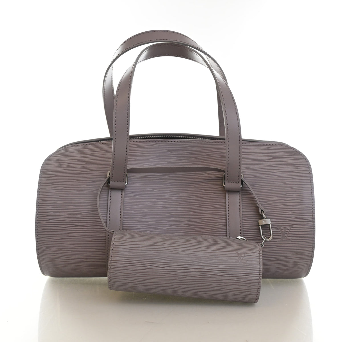 Pre-Owned Louis Vuitton Papillon 30 Epi, front view, authenticated at Luxe Du Jour