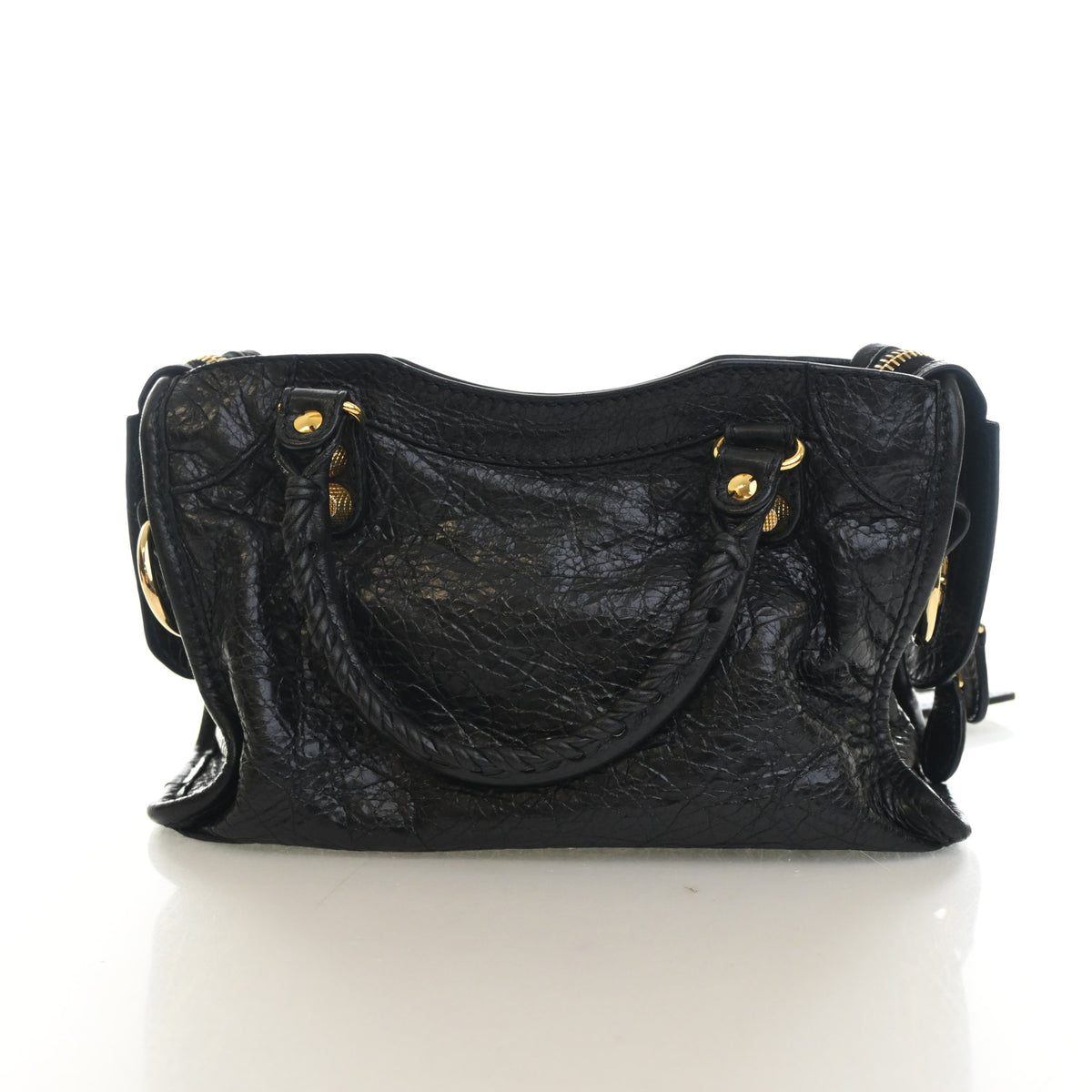 Pre-Owned Balenciaga Mini Arena Lambskin Classic City Bag, front view